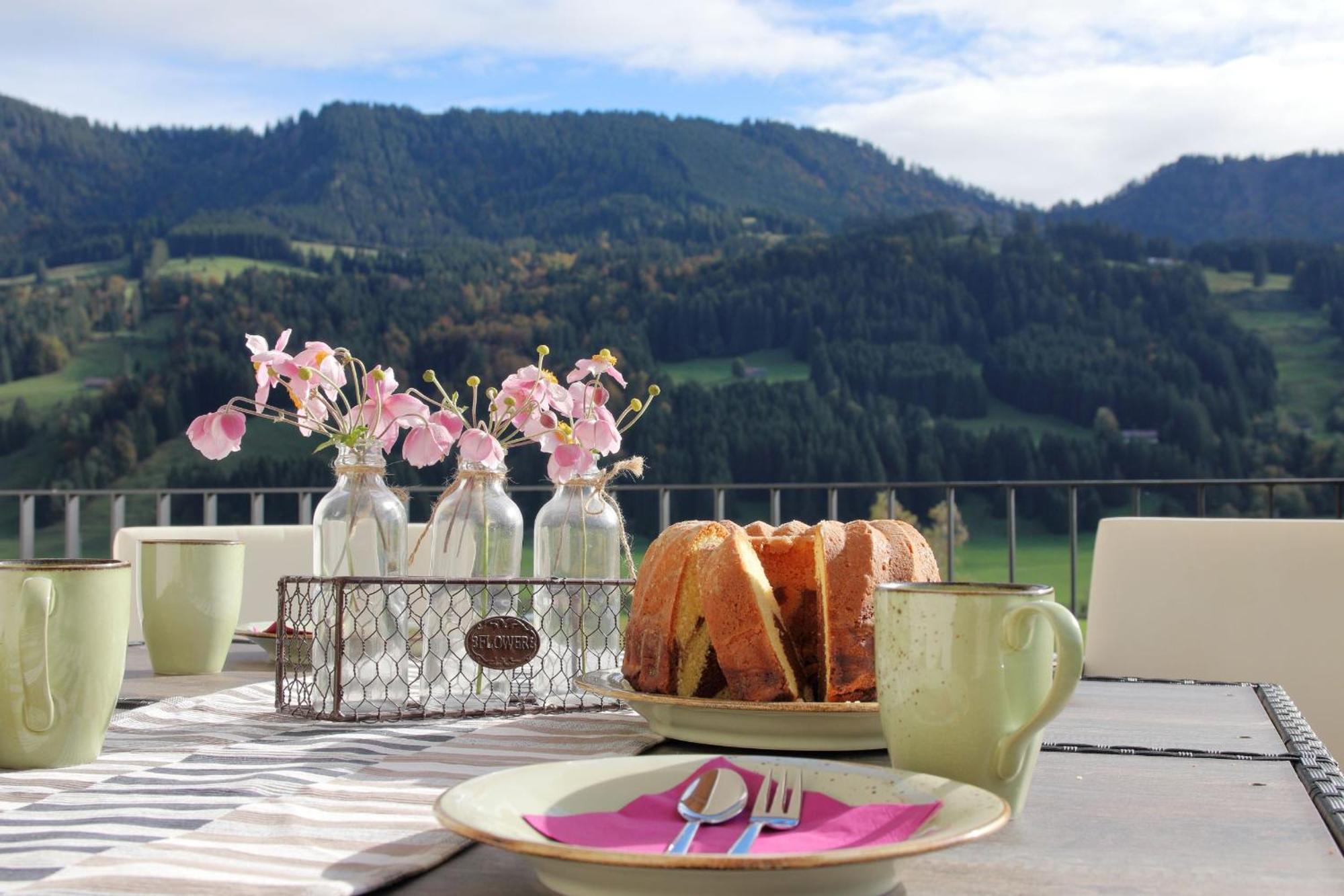 Ferienwohnung Hochsiedel Oberstaufen Esterno foto