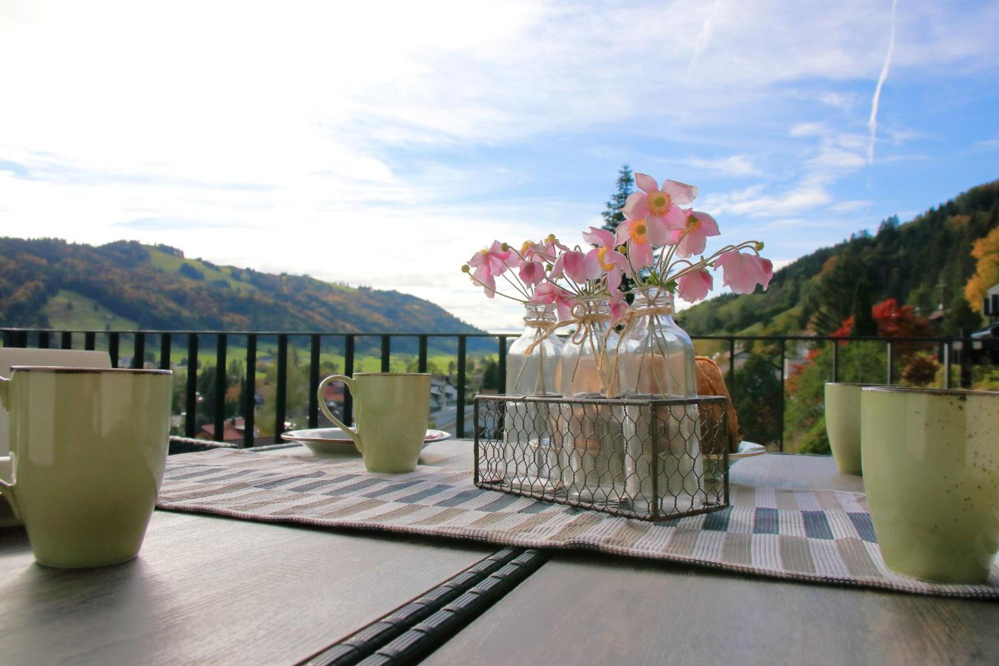 Ferienwohnung Hochsiedel Oberstaufen Esterno foto